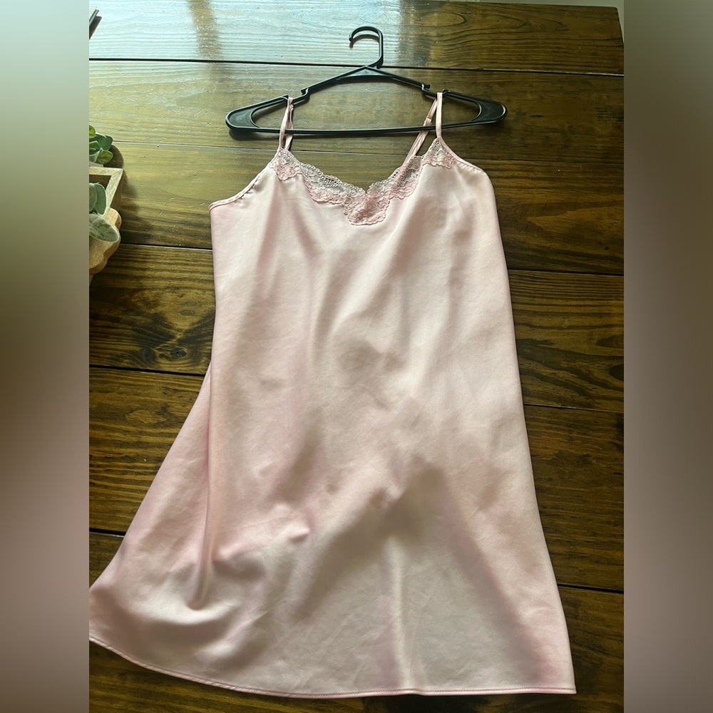 Y2k Baby Pink Slip
